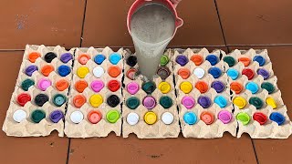 : Diy Flower Pots Using Recycled Egg Cartons And  Bottle Cap