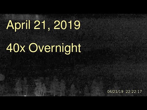 April 21 2019 Upper Geyser Basin Overnight Streaming Camera Captures