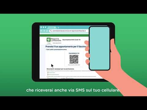 Vaccinazione massiva in Lombardia, il video tutorial per la prenotazione