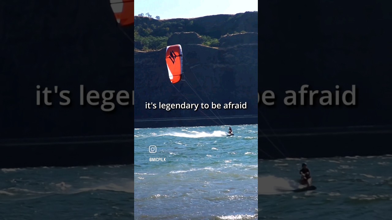 ITS LEGENDARY TO BE AFRAID AND DO IT ANYWAY #inspiration #motivation #kiteboarding #inspireothers