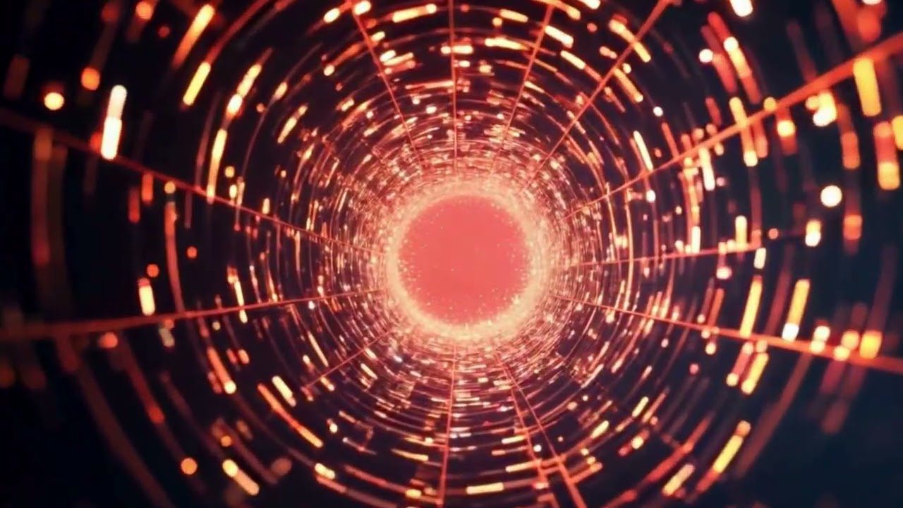 neon lights Motion Tunnel black red  Backgrounds For Edits  Free Video Background Loops infinity