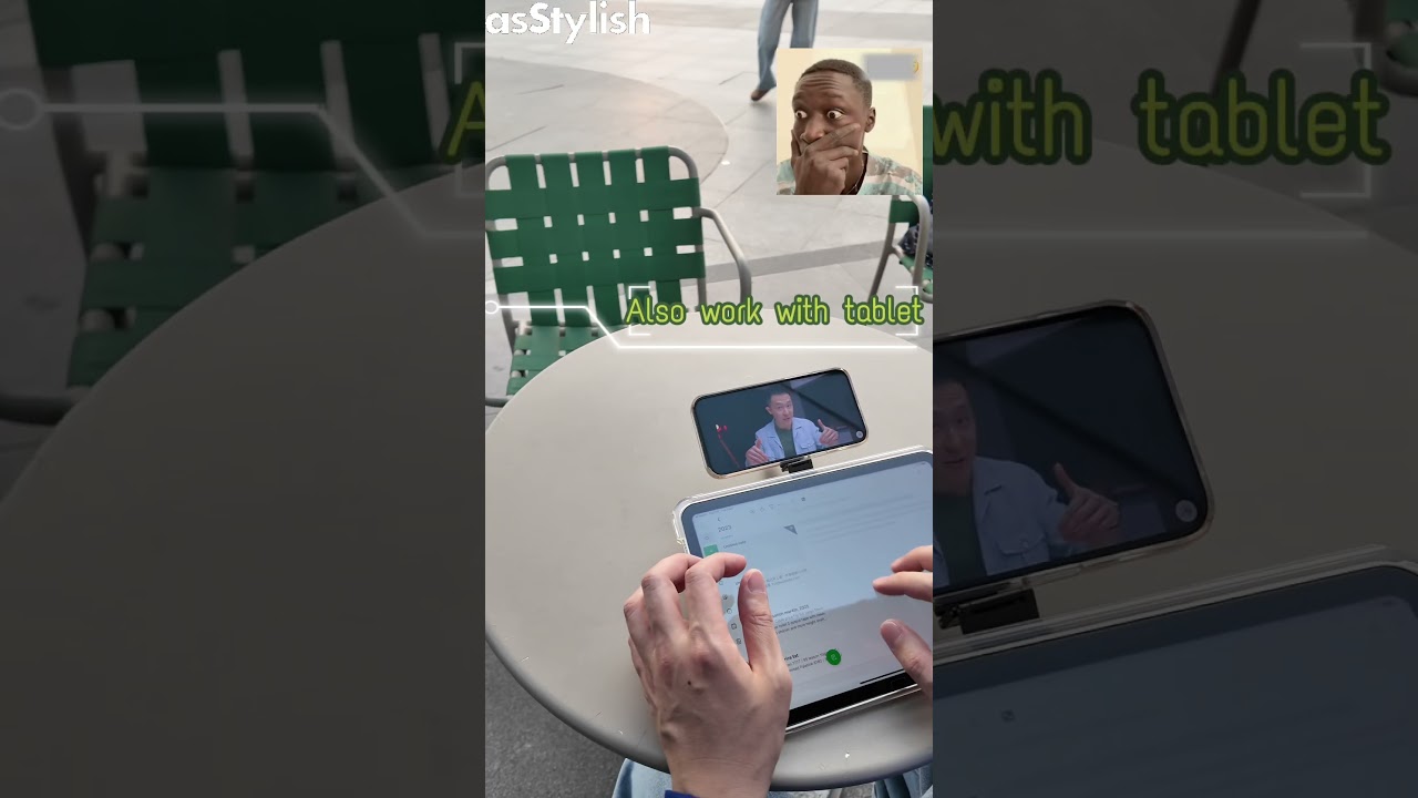 TCS Dual Phone Portable Stand: Connect & Control Two Phones Effortlessly for Enhanced Productivity!