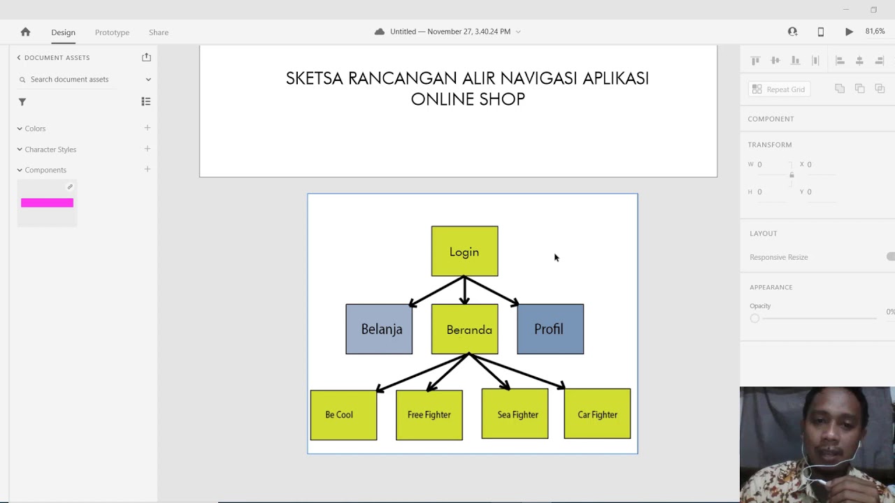 Video Tutorial Membuat prototype aplikasi pada Adobe XD (Part-3) - YouTube