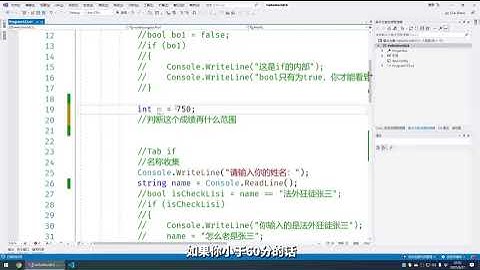 【C#零基础入门教程 Visual Studio 2022】人生低谷来学C#   014   14、if判断：番外
