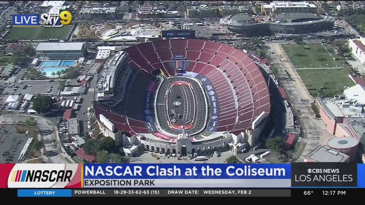 NASCAR Clash Takes Over The LA Coliseum