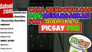 tempat download font picsay pro screenshot 2