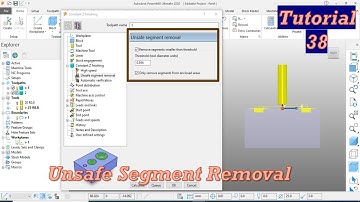 Powermill Delcam Unsafe Segment Removal Completed Tutorial