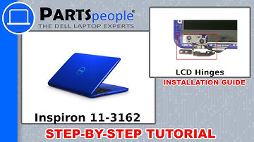 Dell Inspiron 11-3162 (P24T001) LCD Hinges How-To Video Tutorial