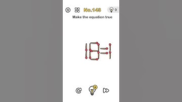 #Answerbrainoutlevel143 Make the equation true Walkthrough brain out level 143