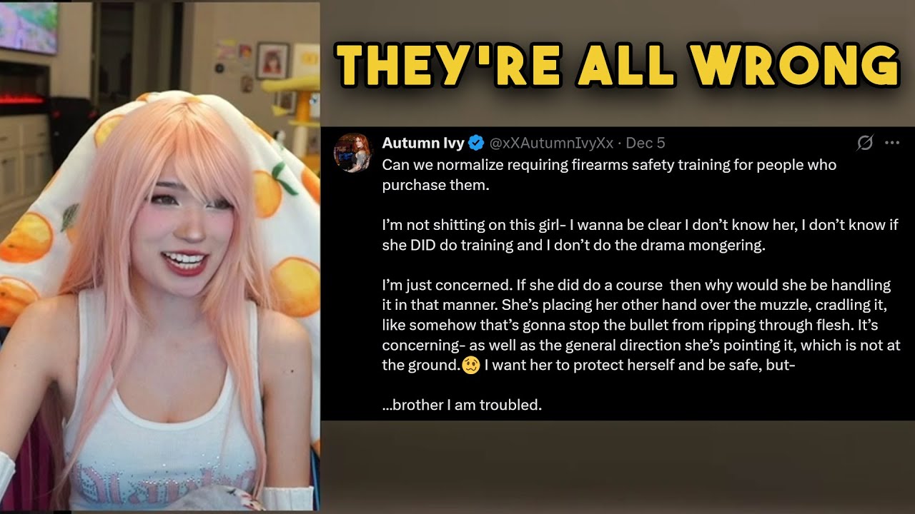 Эмиру комментирует видеоролик с её оружием, ставший вирусным в интернете.