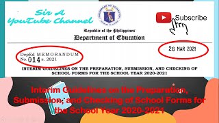 Deped Memorandum No 14 Series 2021