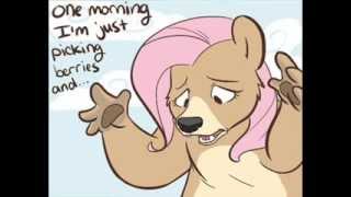 My Little Pony Friendship is Magic ... Flutterbear FANDUB
I did this for fun...because Im a silly sort of person.
I dont own the drawing & I dont own My Little Pony Friendship is Magic :B just my voice...and crappy editing skills
NOTE: I cant respond to comments properly for some reason, but I dont know where the source of this comic is. This was randomly sent to me by one of my friends. If anyone finds it, pass it on to me and Ill post it up in here. :3 Ive been looking and searching but gaining no luck in the matter of getting the source which sucks. My Little Pony Friendship is Magic ... Flutterbear FANDUB