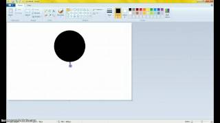 How to draw cool stick man with cool background on paint