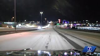 Tracking travel conditions on West Dodge Road near 132nd St.