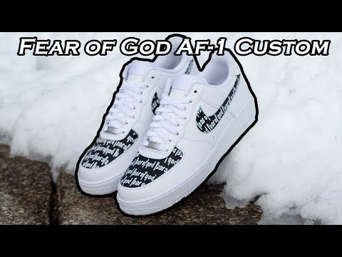 fear of god air force 1