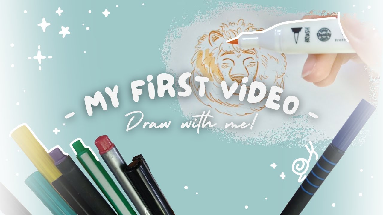 My first video! - Draw with me :) - YouTube