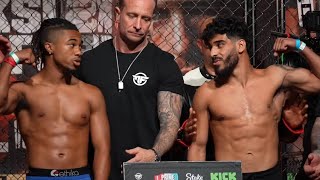 DEEN THE GREAT & WALID SHARKS STARE EACH OTHER DOWN DURING WEIGH IN | KSI FURY | MISFITS BOXING