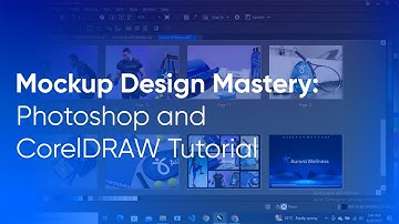 Mockup Design Mastery: Photoshop and CorelDRAW Tutorial