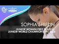 Sophia Shifrin IRS Junior Women Free Skating Tallinn 2026 Worldjfigure 