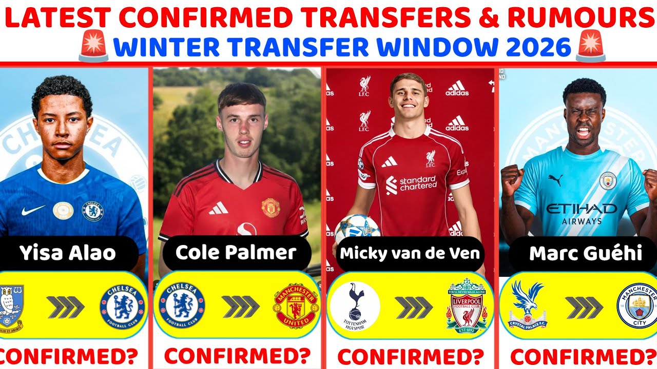 🚨 LATEST UPDATED TRANSFER NEWS 🔥 CONFIRMED TRANSFERS AND RUMOURS | WINTER TRANSFER WINDOW 2026