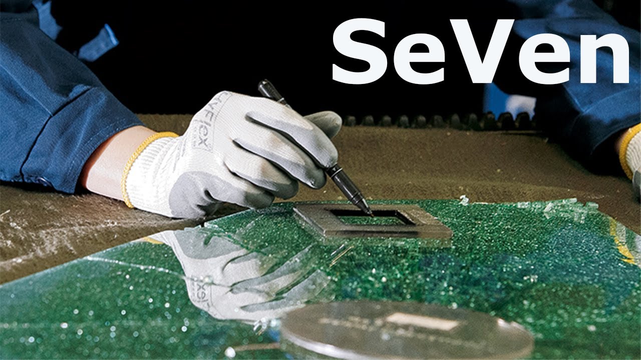 Как изготавливают закалённое стекло - YouTube