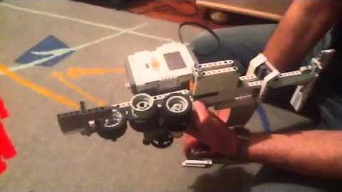 Lego mindstorms machine gun