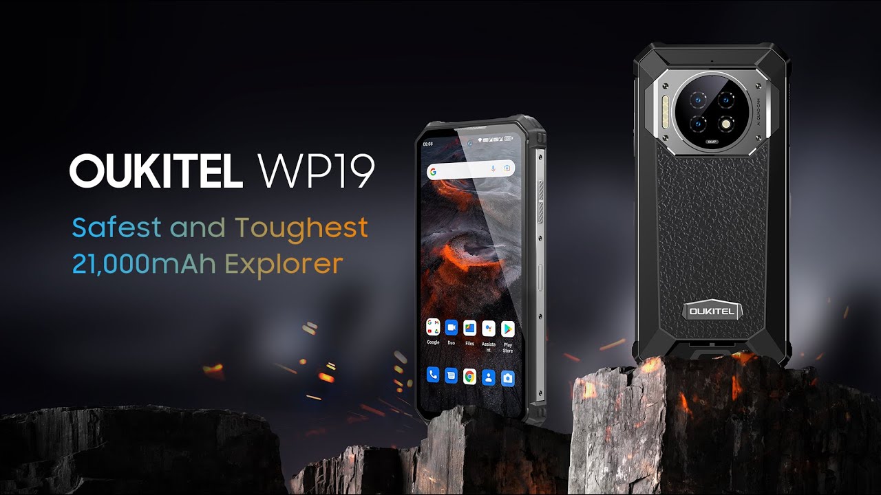 OUKITEL WP19 Rugged Smartphone-Safest and Toughest I 21,000mAh Explorer 