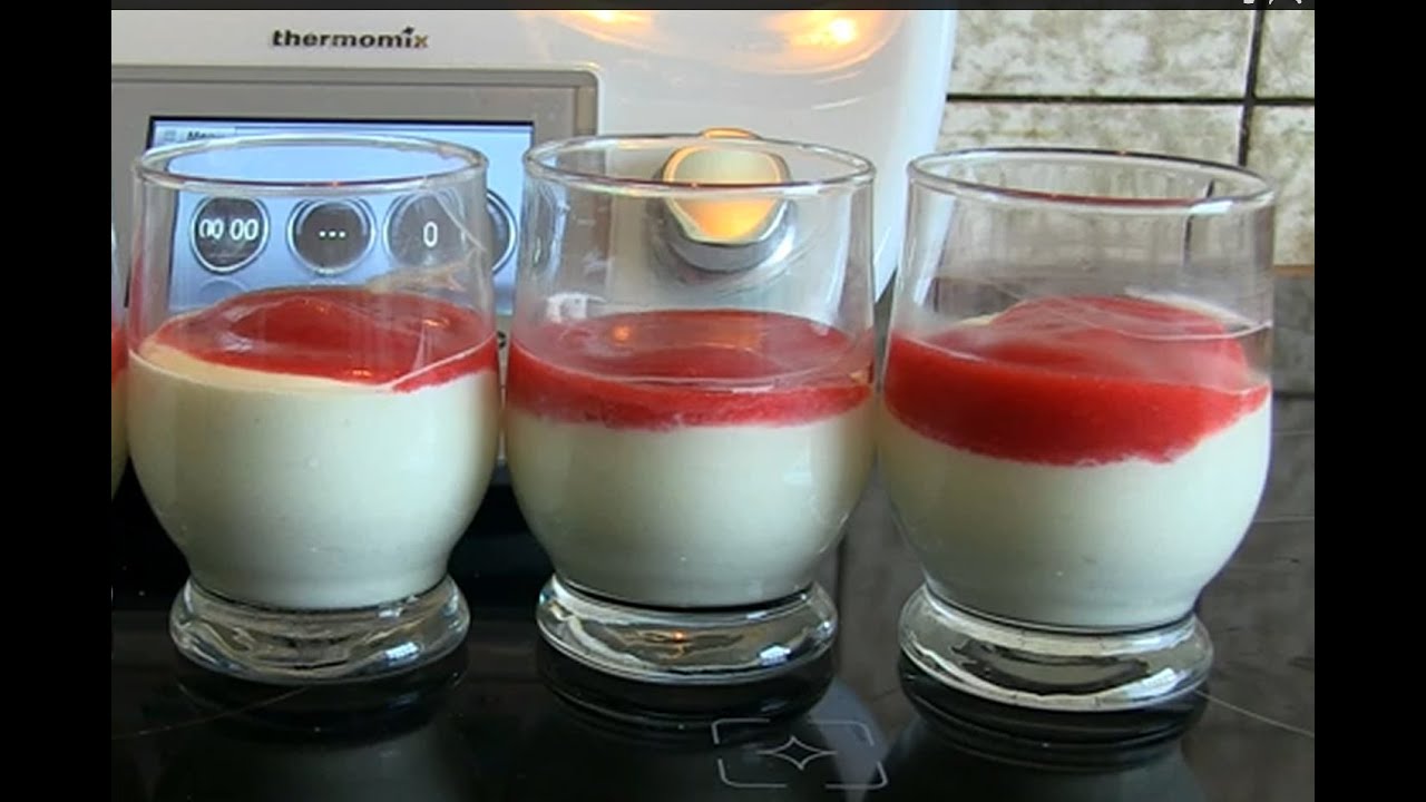 Mascarponequarkcreme mit Beerenpüree im Thermomix - YouTube