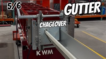 How Do You Change Over a Gutter Machine 5/6? 🛠️ Step-by-Step with Factory Tech Tony
