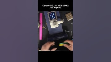 How to Use Your Bank Keycard to Open Carbine CEL 3 in 1 Digital Door Lock