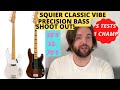 Squier Classic Vibe 50's vs. 70's Precision Bass Shoot Out