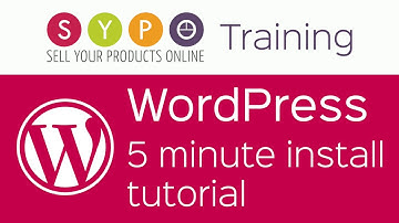 WordPress Famous 5 Minute Install Tutorial