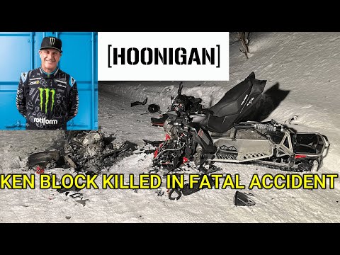 KEN BLOCK FOUNDER OF [HOONIGAN] KILLED IN FATAL SNOWMOBILE ACCIDENT. 3 CHILDREN AND WIFE LEFT BEHIND