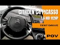 Citroën C4 Picasso 2011 (1.6 HDI 112HP) | 4K POV Winter Test Drive  | 0-100  | Acceleration