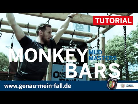 Polizei NRW - Tutorial Monkey Bars von den Mud Masters 2019