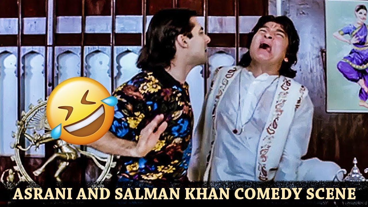 Asrani and Salman Khan Comedy Scene Dil Tera Aashiq Comedy Scene