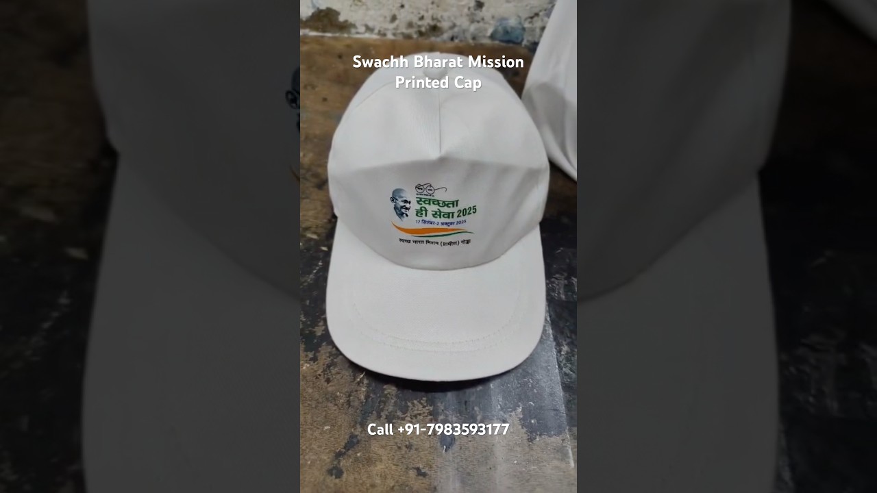 Swachhata Hi Seva 2025 Cap | Campaign Cap Manufacturer Delhi | Bulk Orders PAN India 