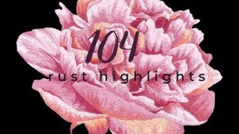 Rust Highlights #6. Maybe back? back? back?