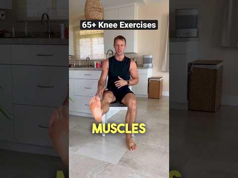 3 Knee Exercises you can do every day #chairworkouts #seniorfitness #kneepain #exerciseforbeginners