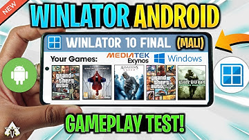 *NEW* WINLATOR V10 ANDROID MALI GPU GAMEPLAY TEST ON *LOW-END* DEVICE | WINDOWS EMULATOR