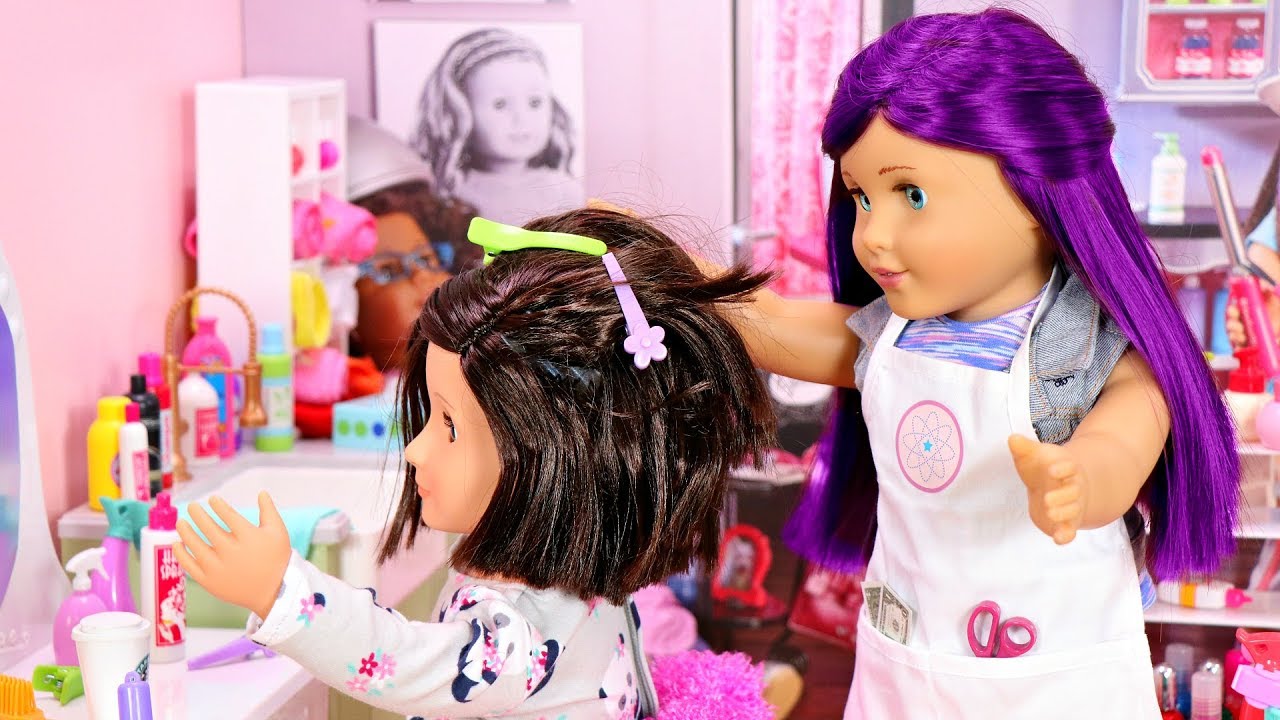 american girl doll store salon