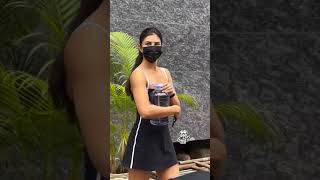 jacqueline fernandez spotted at Gym in bandra #jacquelinefernandez #gym #lifestyle #ytshorts
