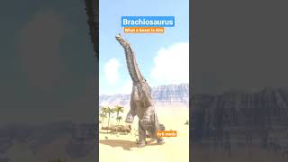 Wow this beast is huge😱 #brachiosaurus #gaming #ark #moddedark #dinosaurs #woolly #desert #oneshot Resimi