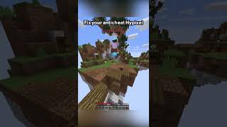 Fix your anticheat hypixel #minecraft #minecraftjava #bedwars  #skywars #hypixel #hacker #hacks #fyp