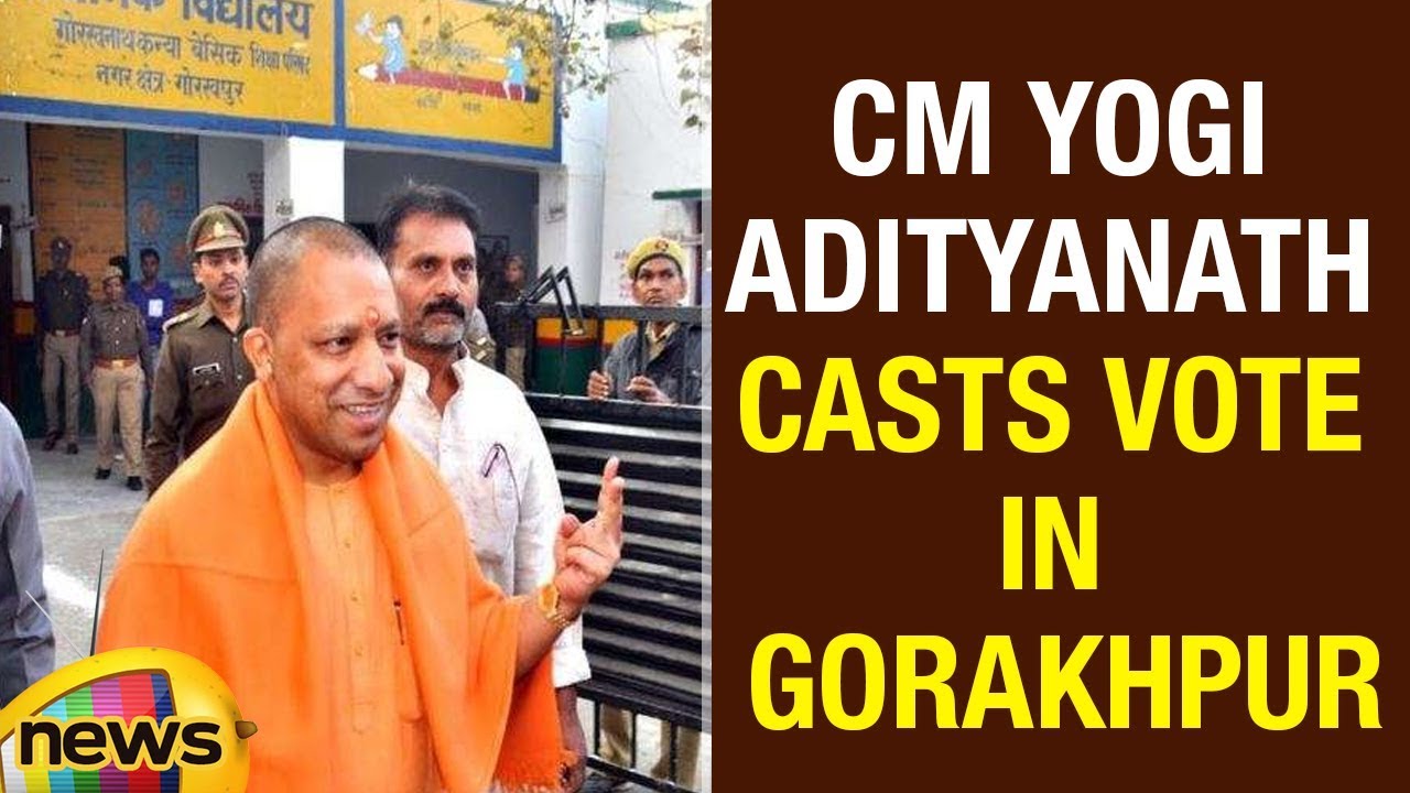 UP CM Yogi Adityanath Casts Vote In Gorakhpur | Lok Sabha Elections ...