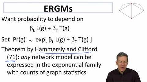 Social and Economic Networks 3.6 Week 3: ERGMs