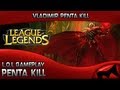 Vladimir penta kill  they surrender at 20 league of legends