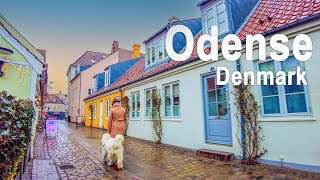 Odense, Denmark 🇩🇰 Walking Tour - Odense City Walk | Walk Travels