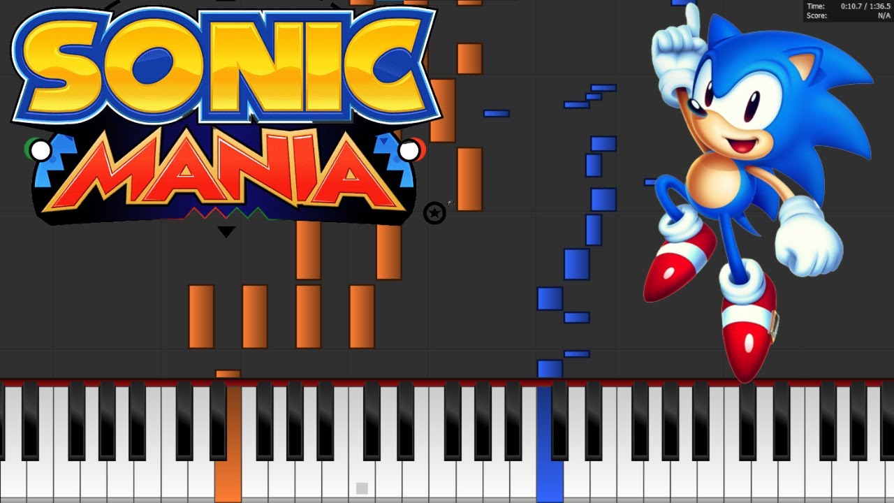 Studiopolis Zone Act 1 - Sonic Mania (Piano Tutorial)