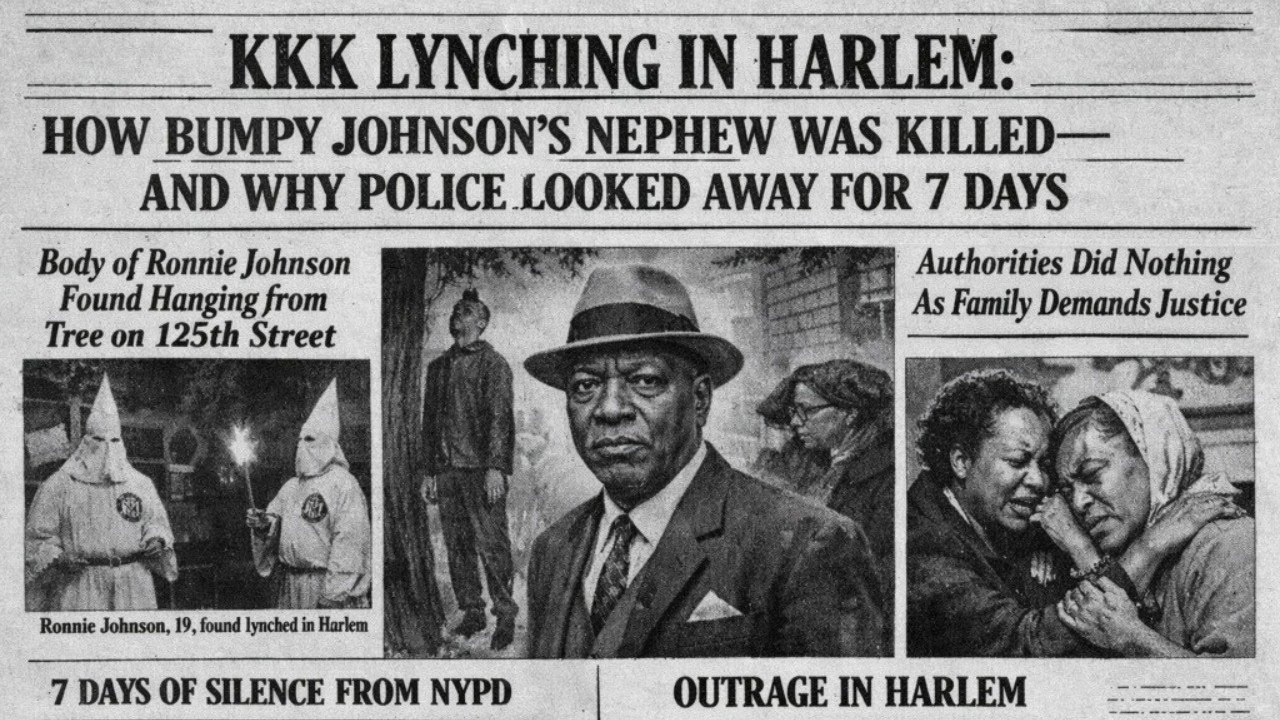 KKK Lynching in Harlem: How Bumpy Johnson’s Nephew Was Killed—and Why Police Looked Away for 7 Days